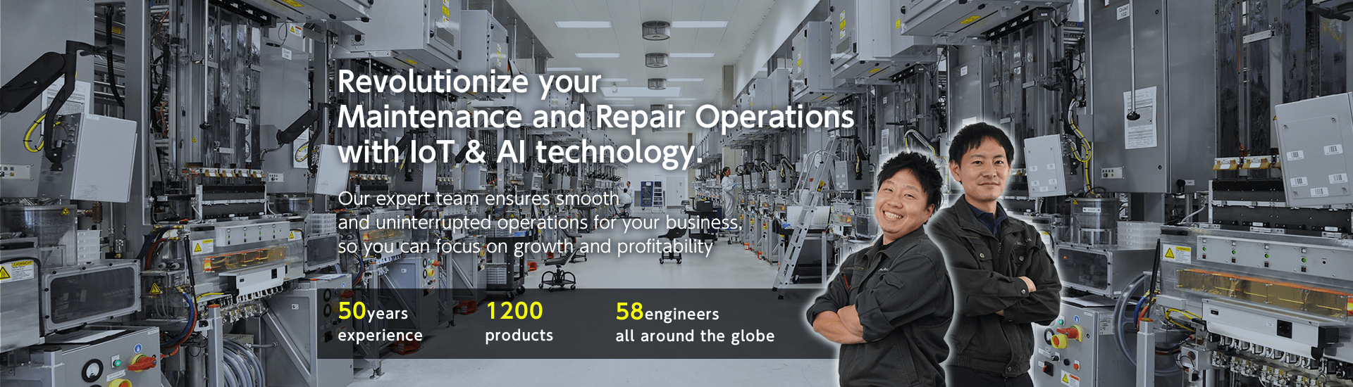 Revolutionize your Maintenance and Repair Operations with IoT & AI technology.