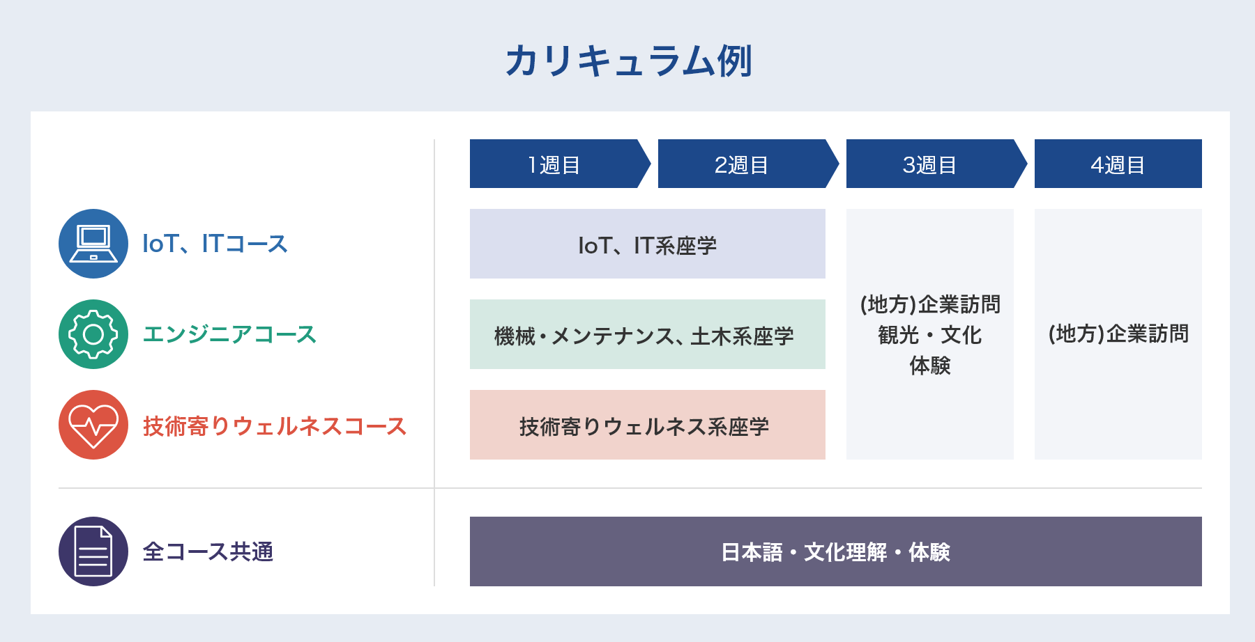 カリキュラム例