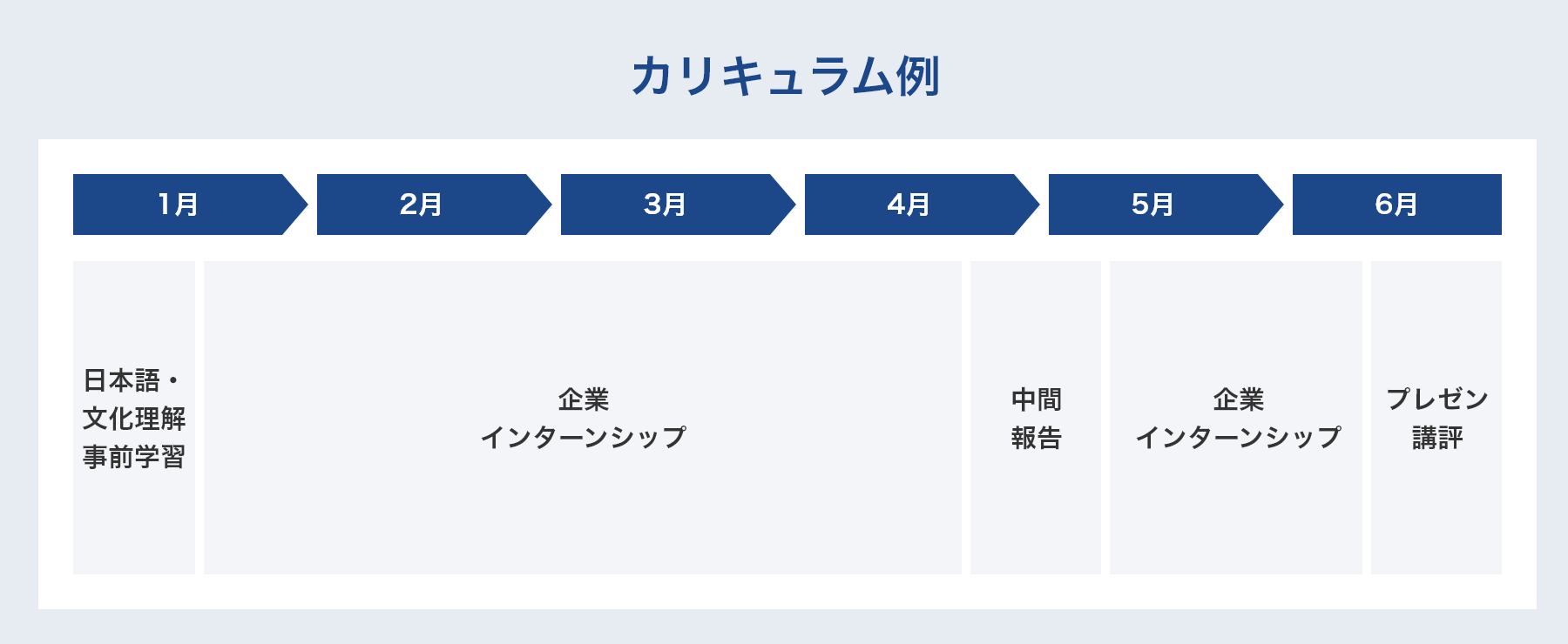 カリキュラム例